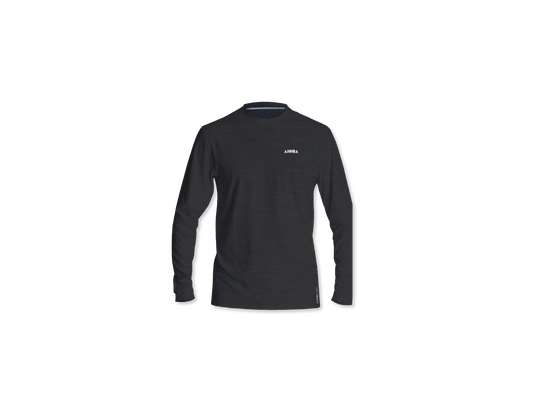SESSIONS Heather Charcoal Unisex Hydro UV Tech Long Sleeve