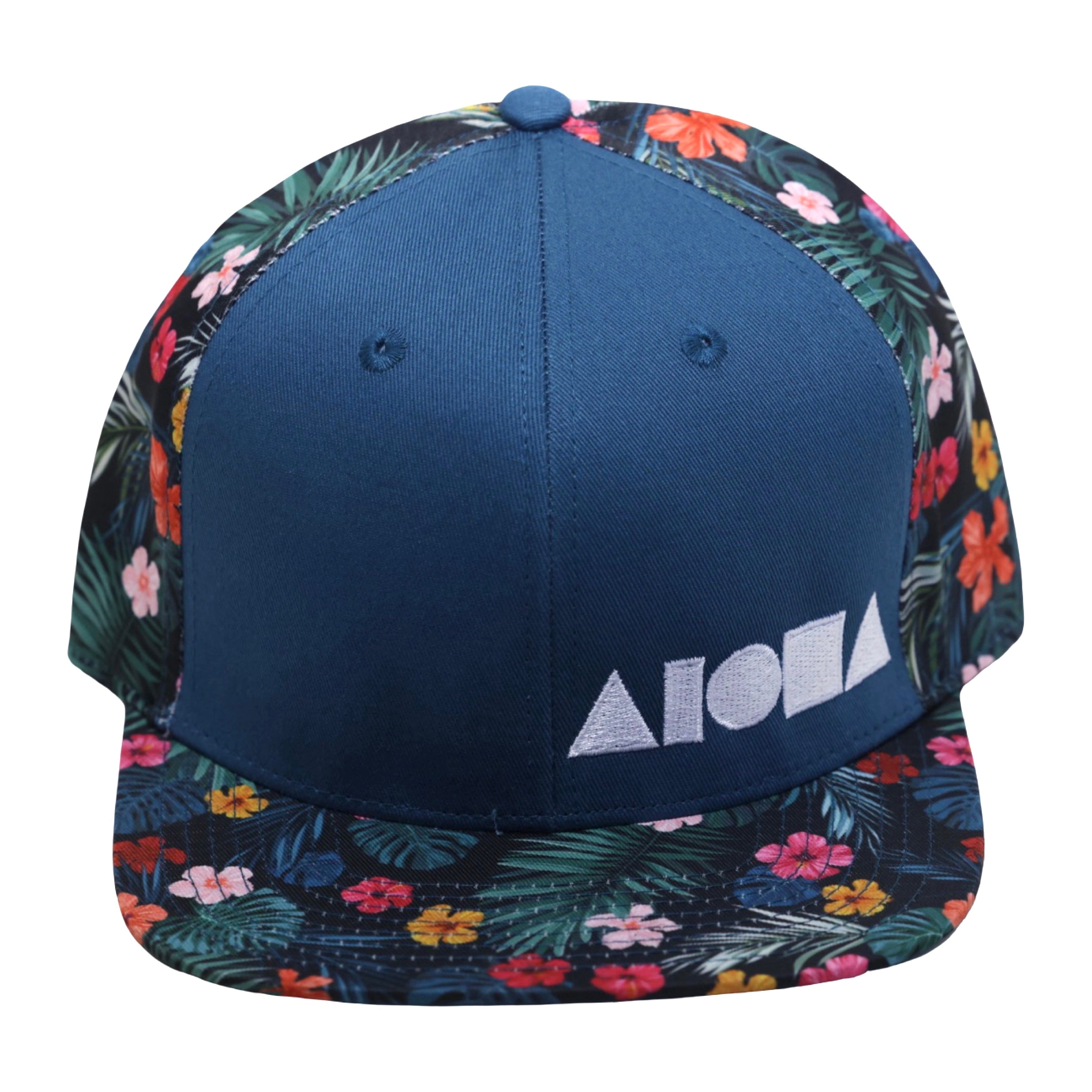 HIBISCUS JUNGLE Aloha Shapes Adult Flat Brim Snapback – Soley