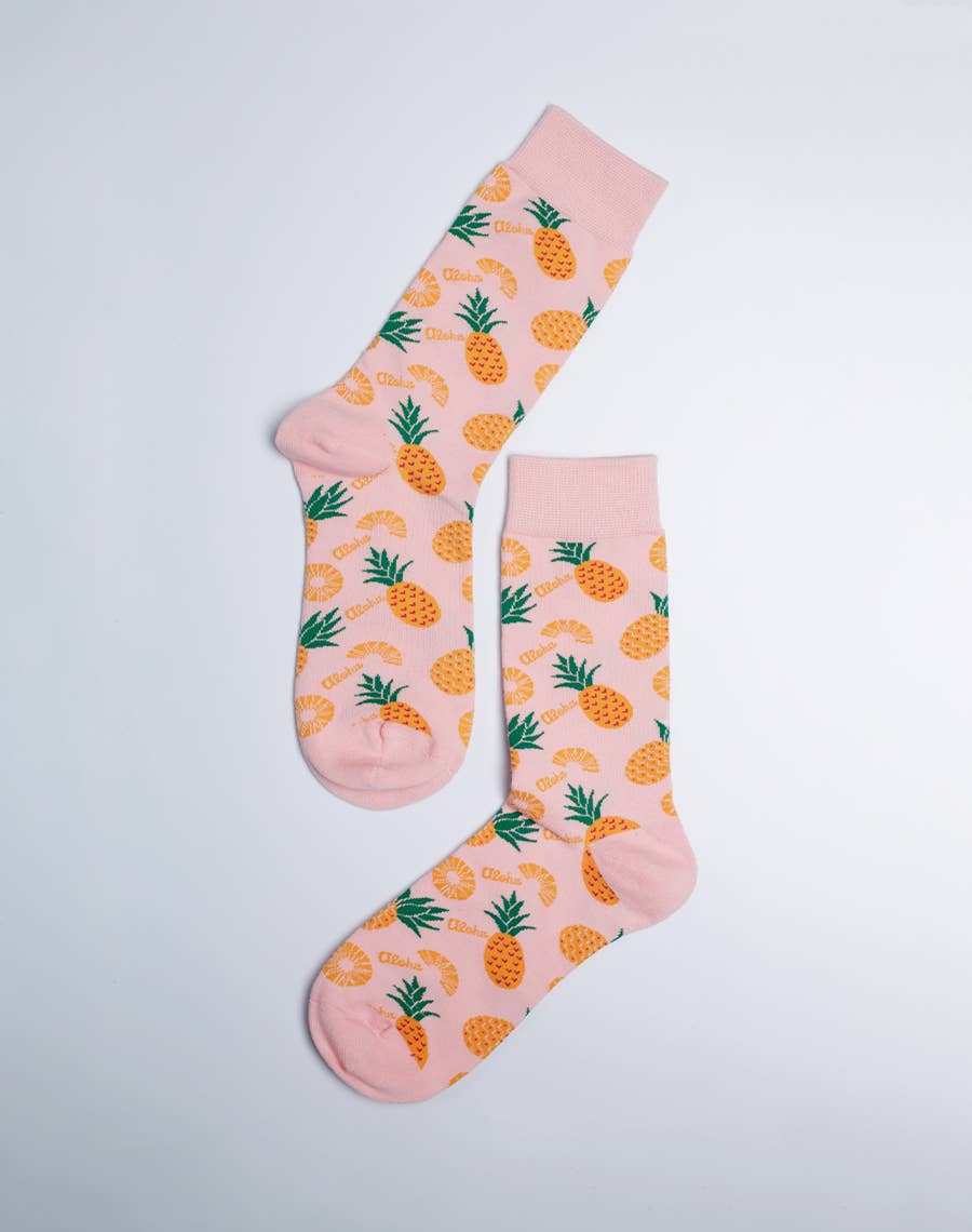 ALOHA PINEAPPLE Women's Crew Socks