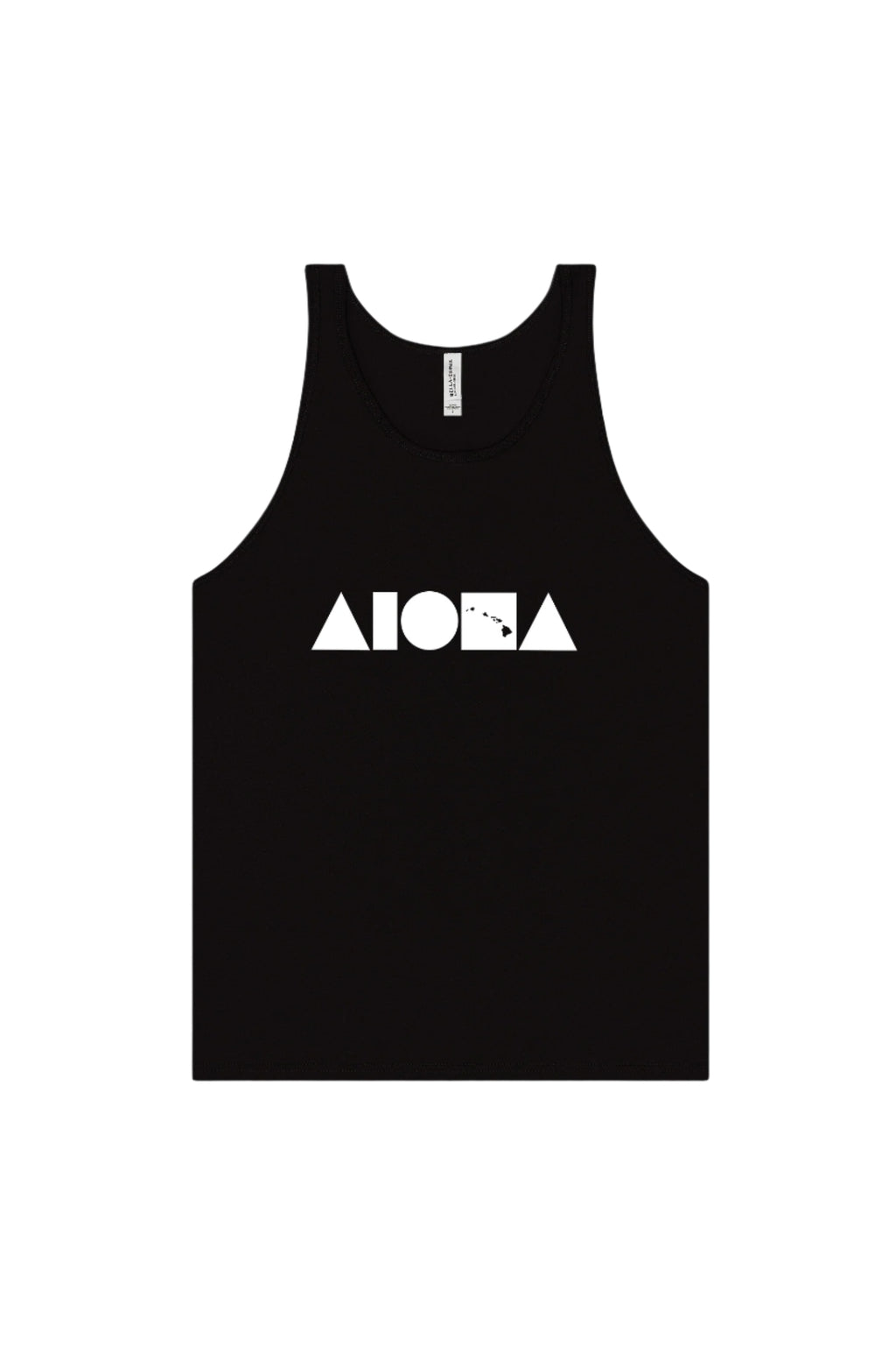 ISLAND SHAPES Black Unisex Tank