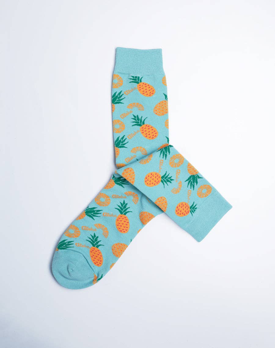 ALOHA PINEAPPLE Men's Crew Socks