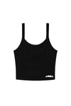 ALOHA SHAPES Black Babydoll Tank