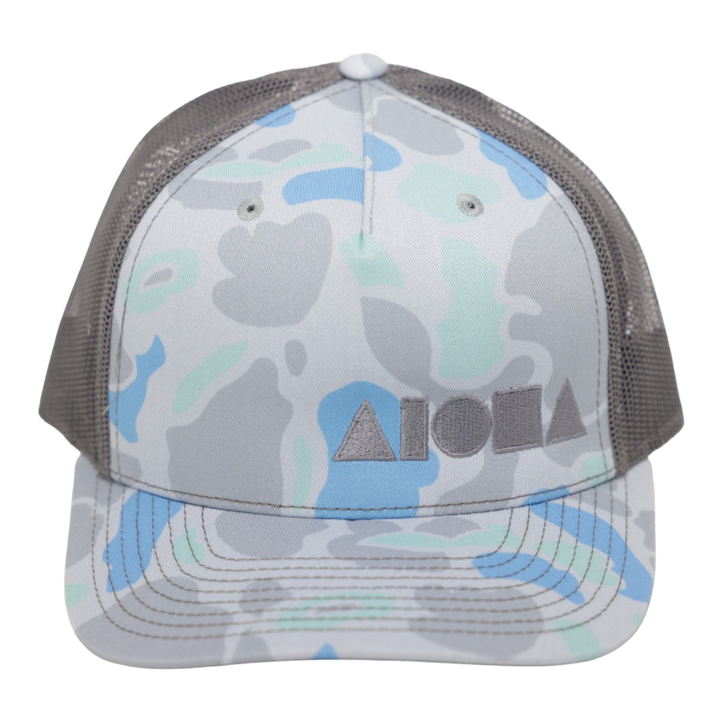 PASTEL CAMO Richardson 112 Adult Curved Bill Snapback