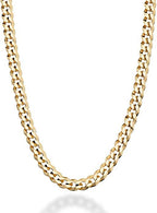 CUBAN 5mm Link Men's Chain Necklace - 22"