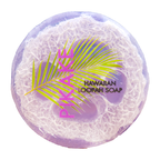 PIKAKE Sea Salt & Kukui Exfoliating Loofah Soap