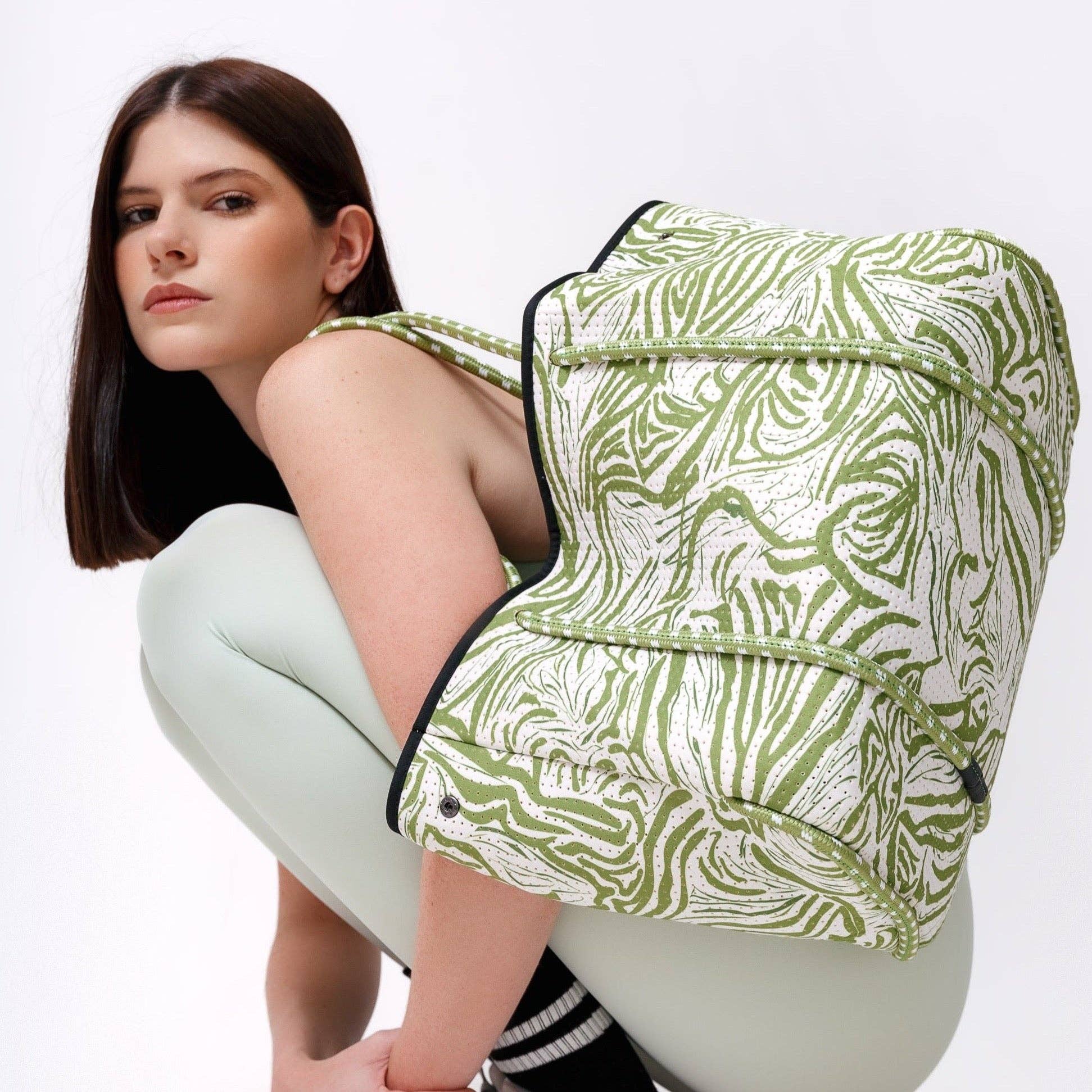 EVERYDAY TOTE BAG - SAGE MARBLE