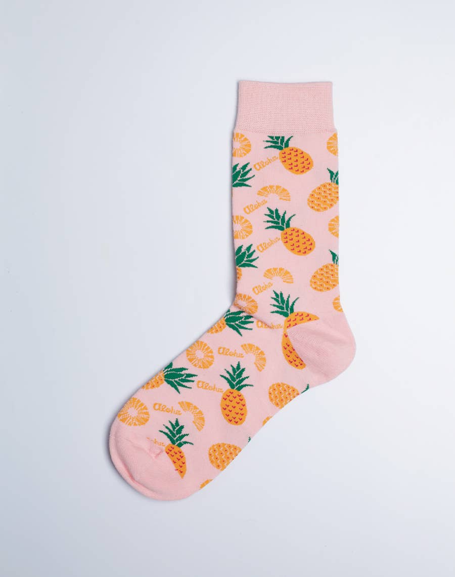 ALOHA PINEAPPLE Women's Crew Socks