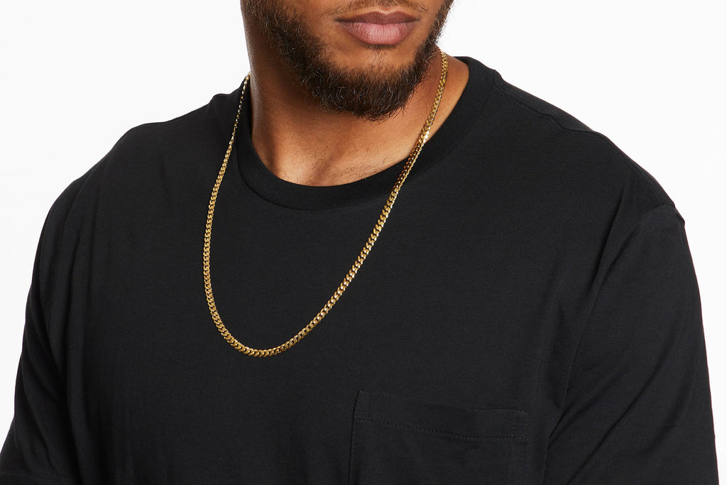5mm Cuban Link Chain - Men's: 22"