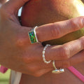 MORGAN Handmade Abalone Ring