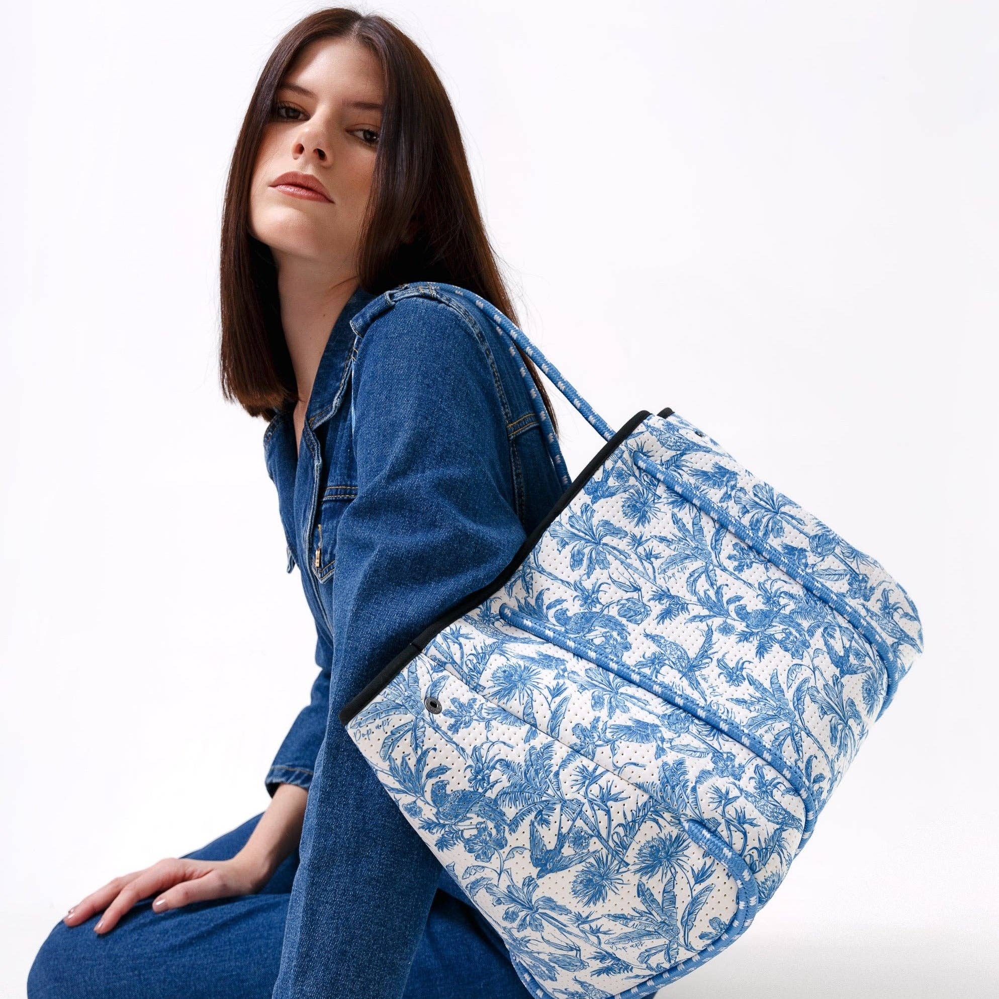 EVERYDAY TOTE BAG - BLUE TOILE