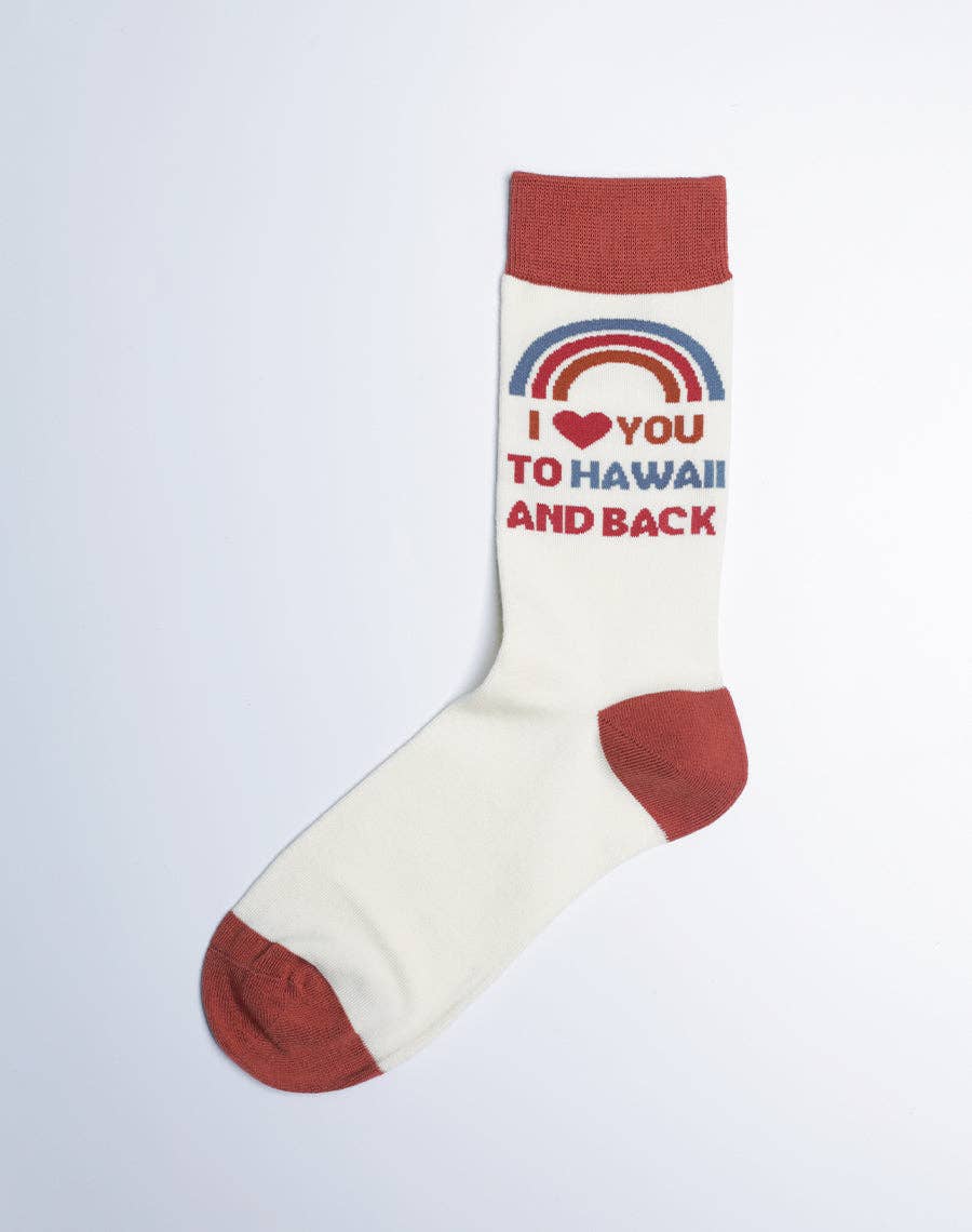 HAWAII LOVIN' Women's Crew Socks