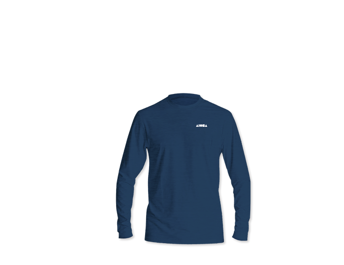 HYBRID PRO Navy Unisex UPF50 Long Sleeve Wholesale