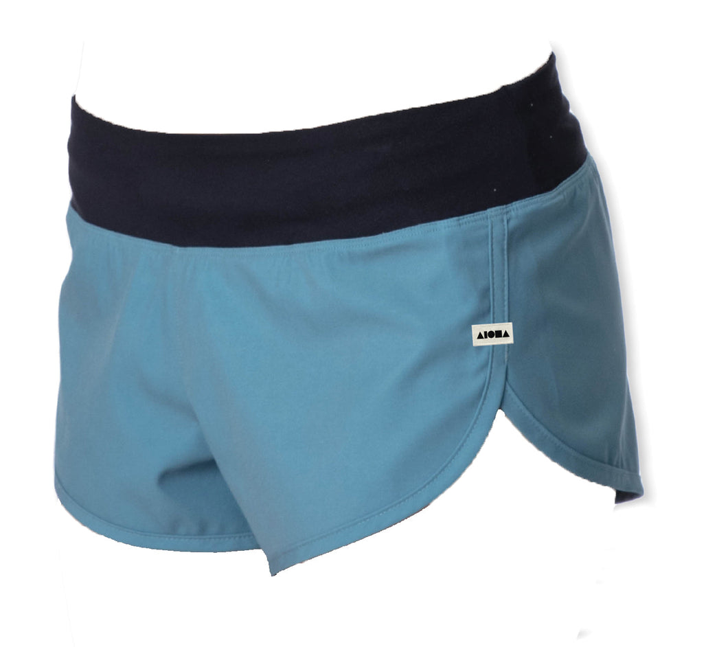 SKY Teal Performance Shorts Wholesale