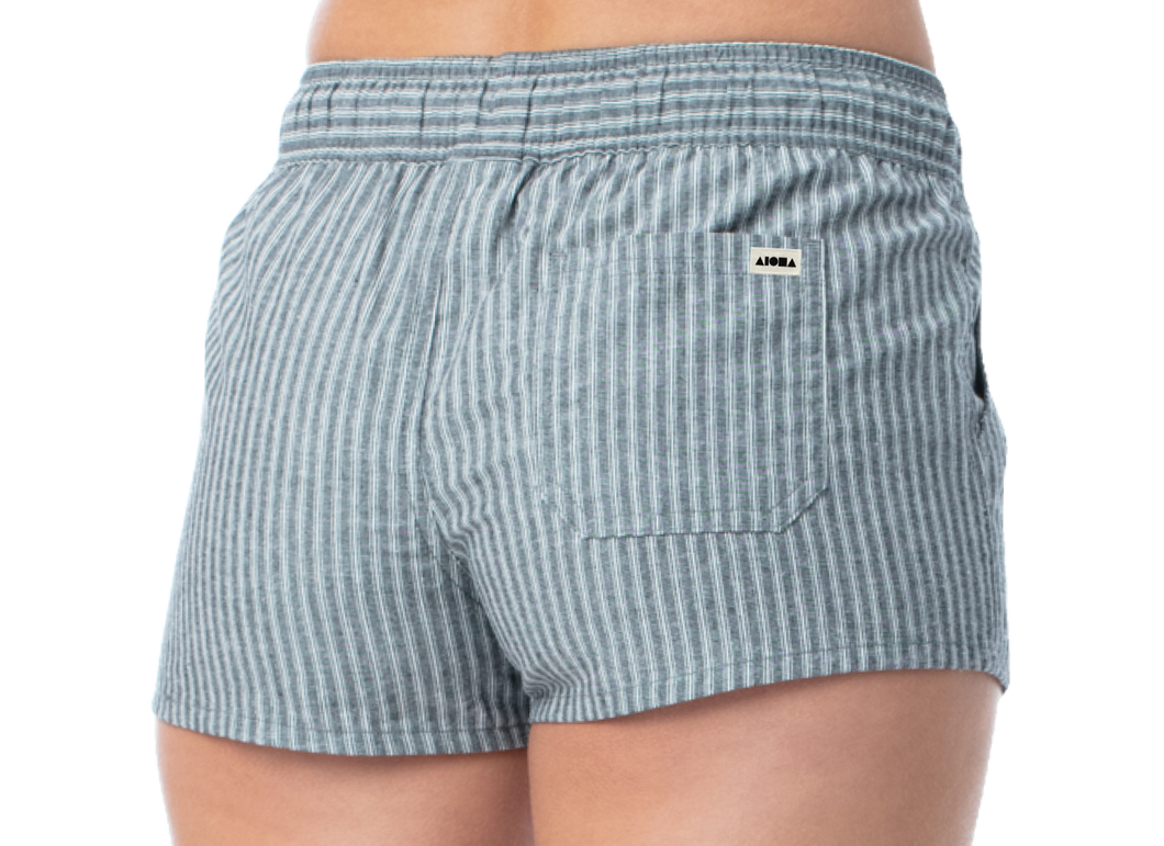 ABBEY Navy Cotton Shorts (L, XXL)