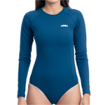 BROOKE Navy Rash Guard Bodysuit (L, XL, XXL)