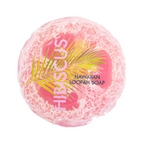 HIBISCUS Sea Salt & Kukui Exfoliating Loofah Soap