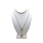 Single GOLDEN SOUTH SEA Pearl 18" 14k Gold Fill Necklace