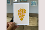HEBREW CONE SHELL Blank Watercolor Greeting Card | Sierra Rehrer Designs