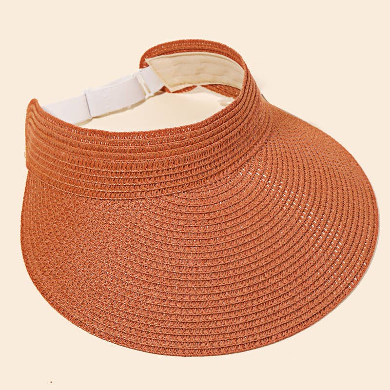 RAFFIA Adult Straw Visor