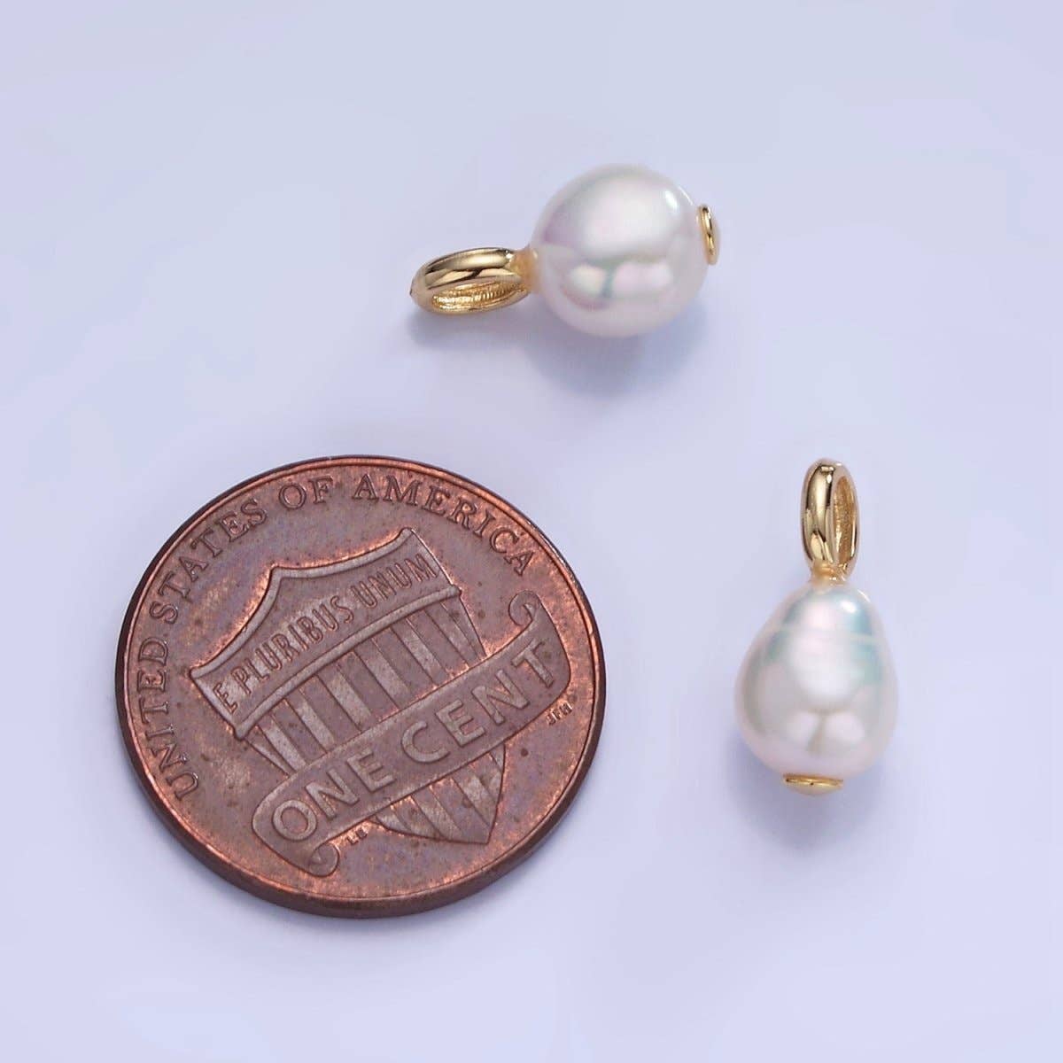 MOONLIGHT 14K Gold Fill Freshwater Pearl Drop Pendant