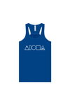 MAUKA TO MAKAI Royal Blue Racerback Tank