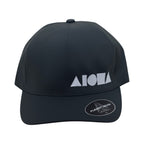 DARK GREY FLEXFIT White Aloha Shapes Logo