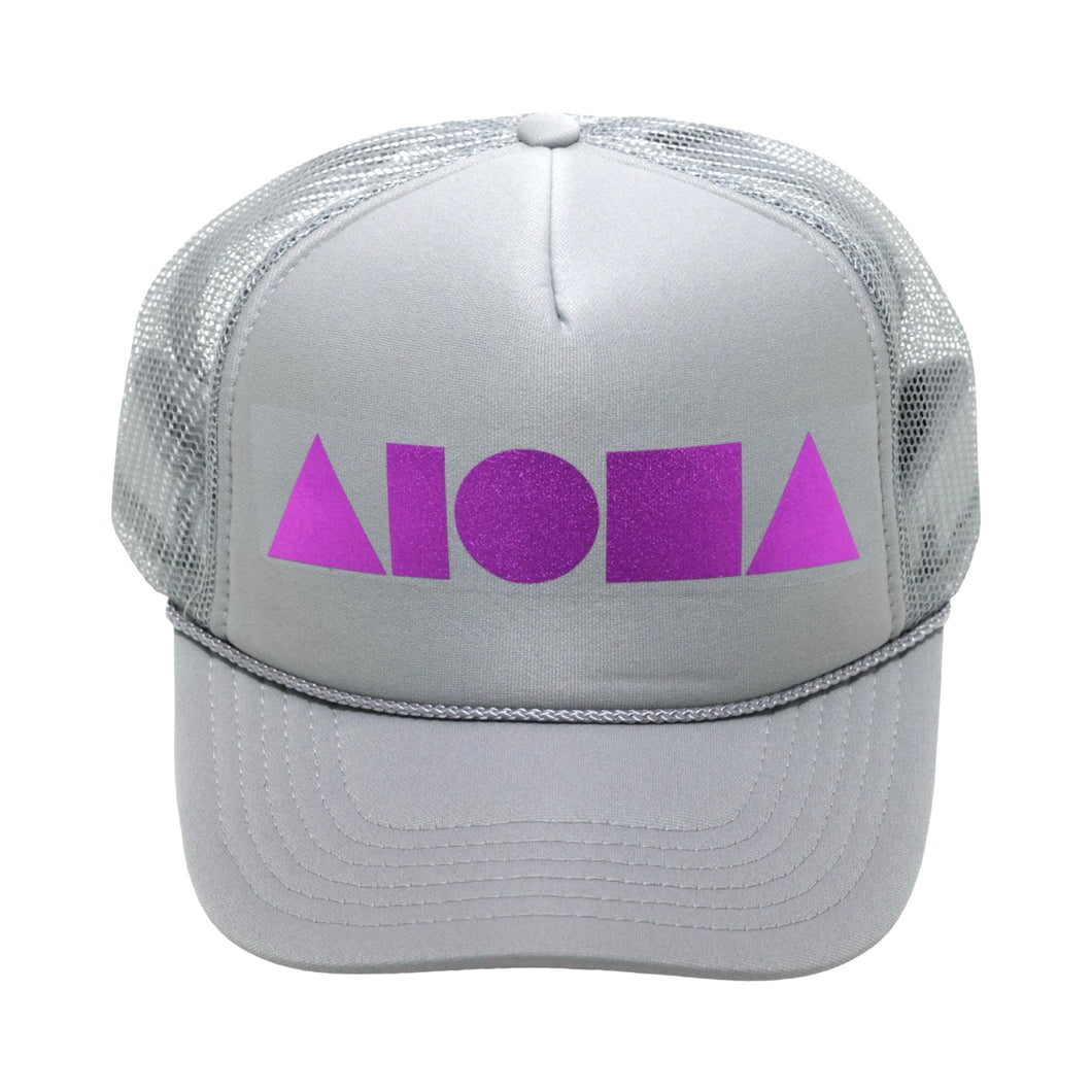 LIGHT GREY/PINK Adult Trucker