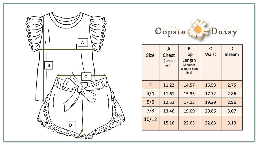 Girls Pink Lace Checkered Summer Ruffle Short Set: 2
