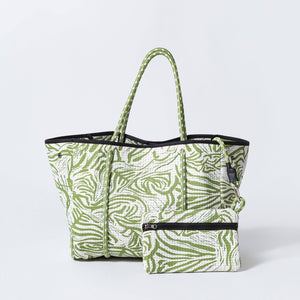 EVERYDAY TOTE BAG - SAGE MARBLE