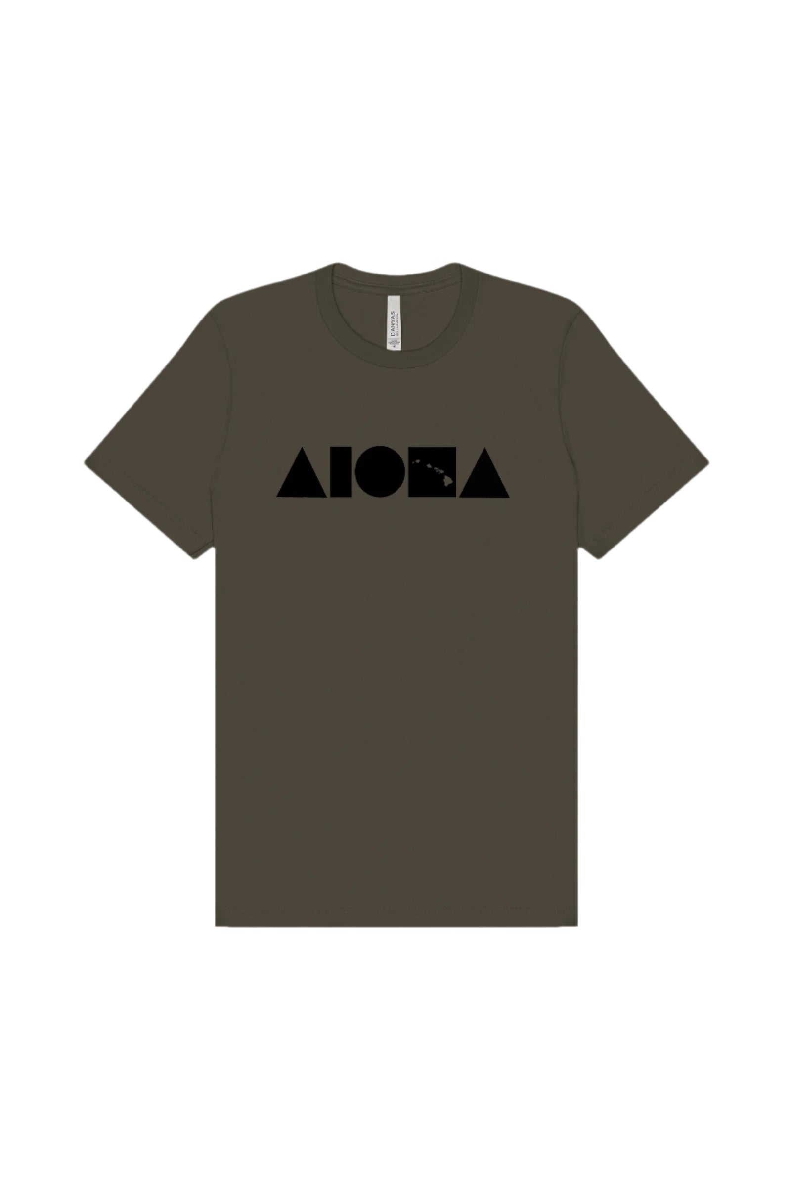 ISLAND SHAPES Army Unisex Tee