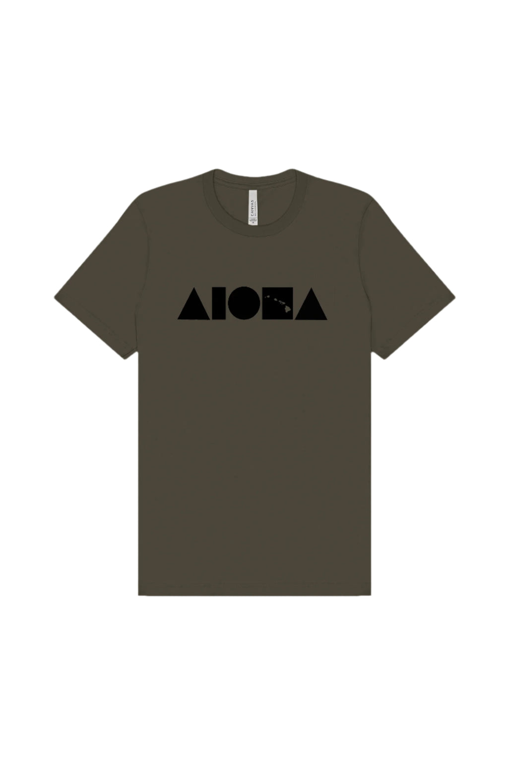 ISLAND SHAPES Army Unisex Tee