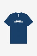 ISLAND SHAPES Cool Blue Unisex Tee