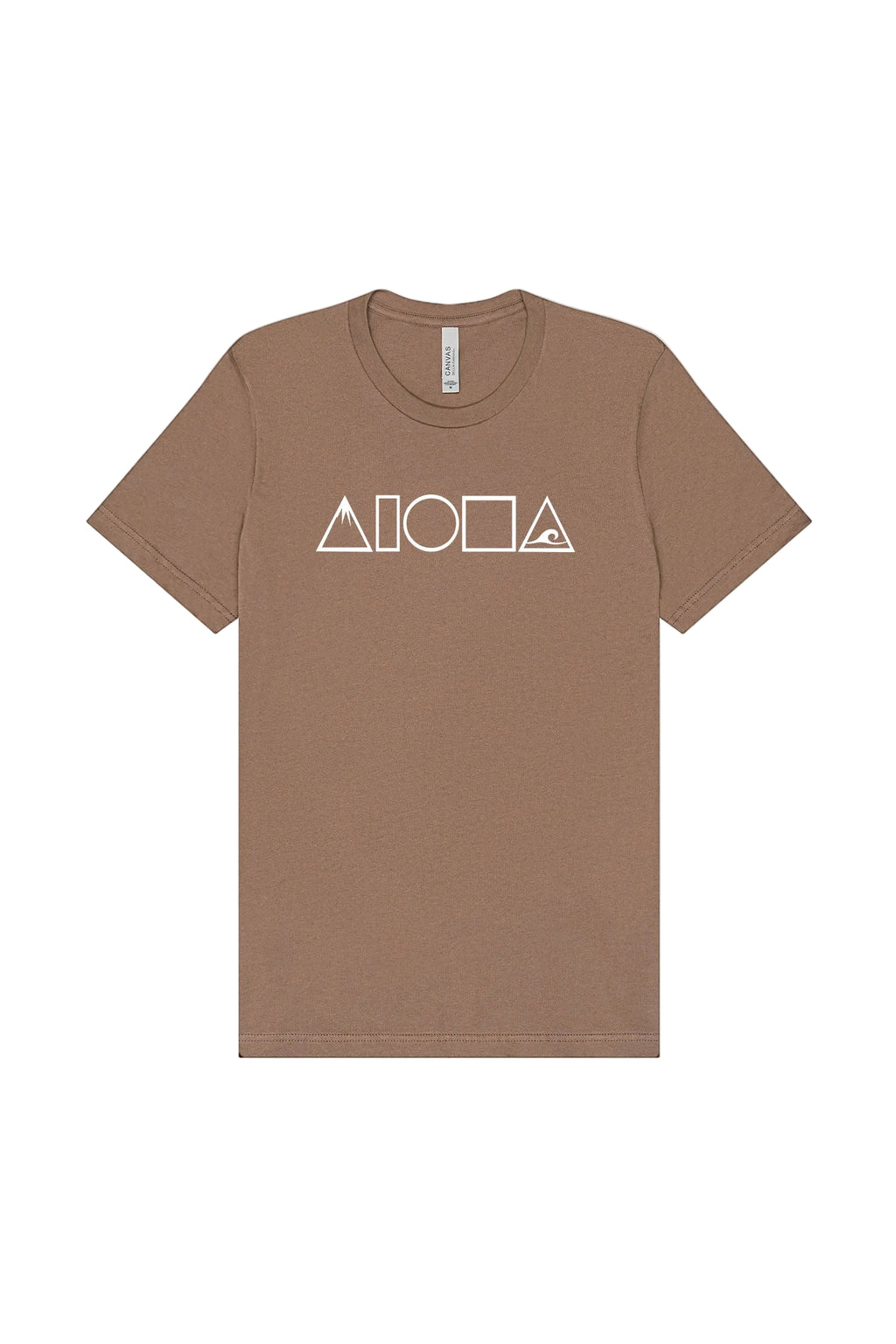 MAUKA TO MAKAI Vintage Brown Relaxed Fit Womens Tee