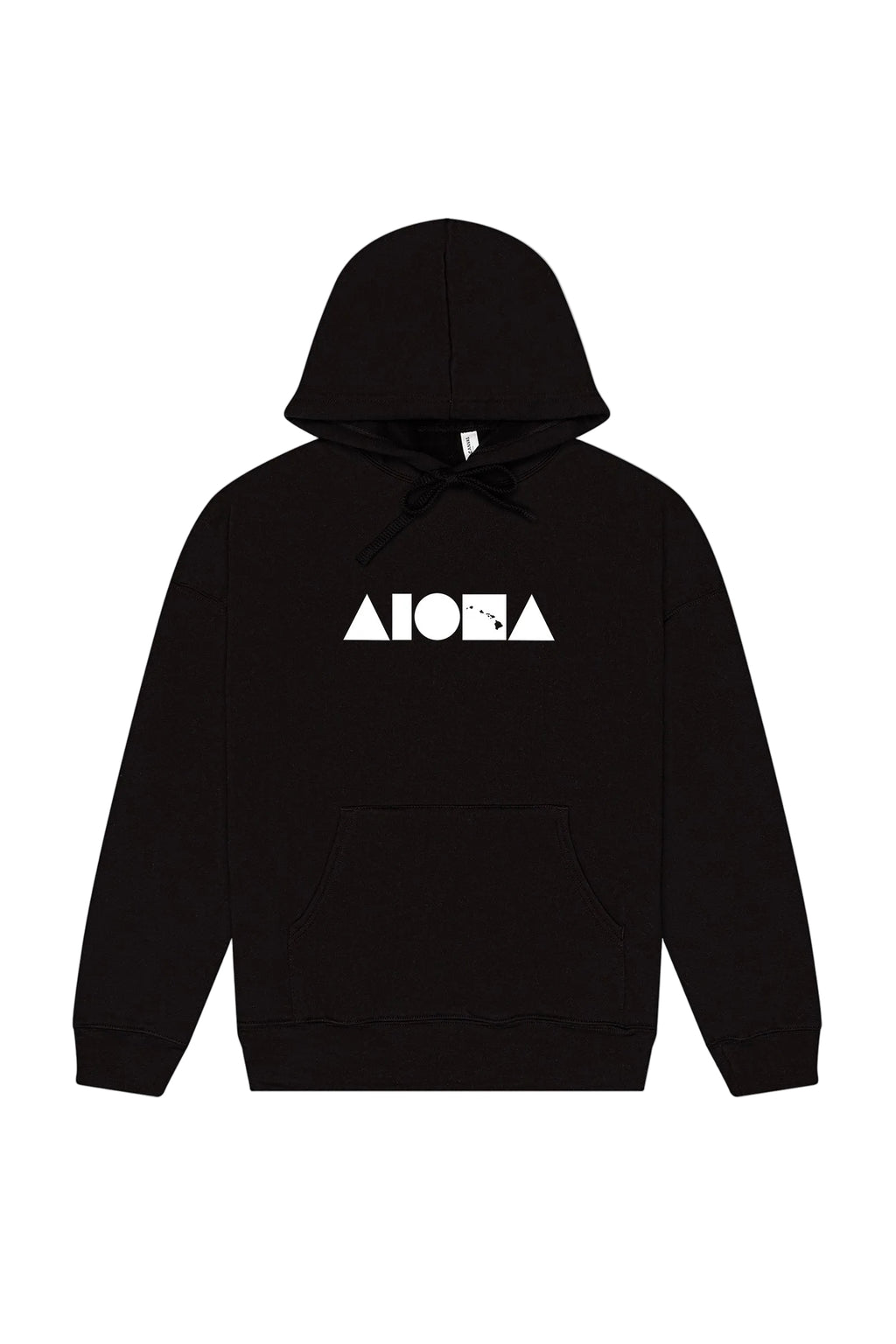 ISLAND SHAPES Black Unisex Pullover Fleece Hoodie