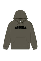 ISLAND SHAPES Army Green Unisex Pullover Fleece Hoodie