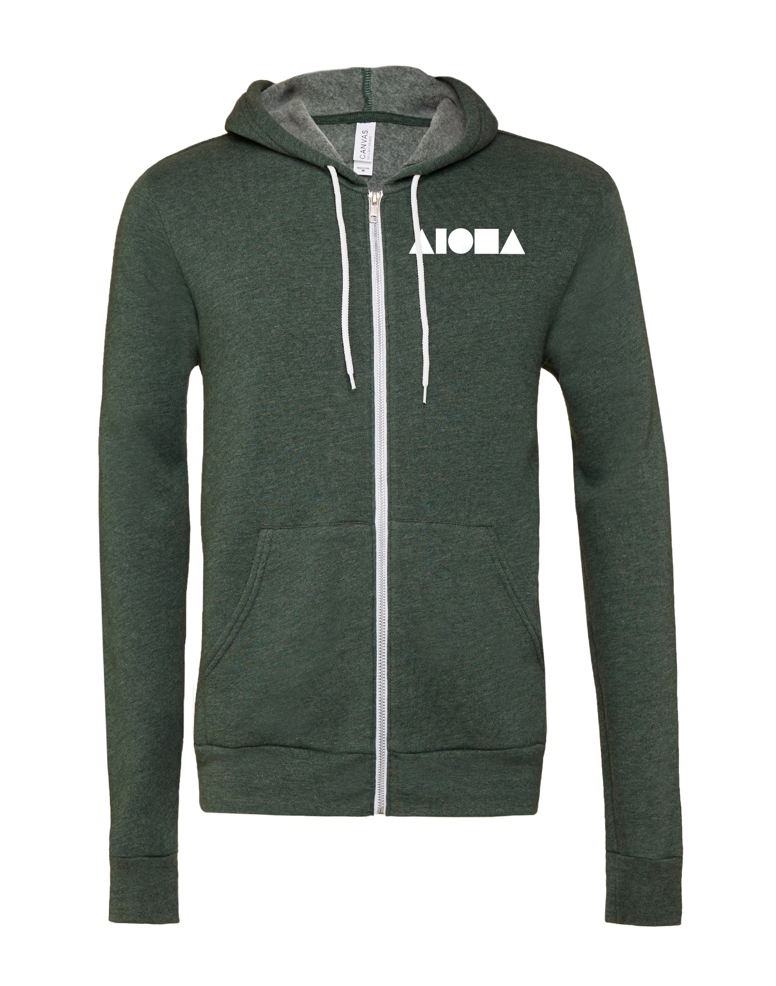 ALOHA SHAPES Toddler Zip Up Fleece Hoodie
