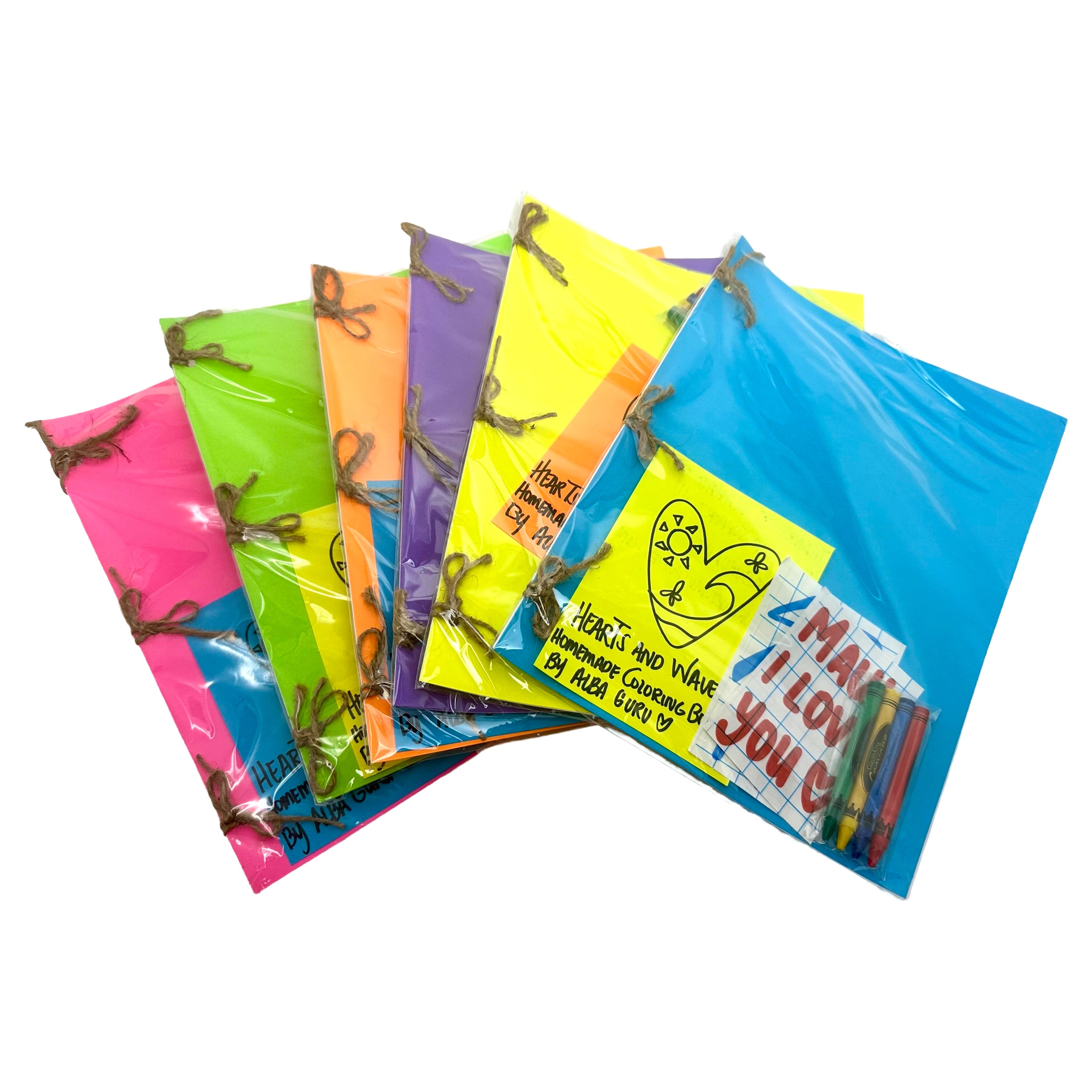 HEARTS AND WAVES Coloring Book