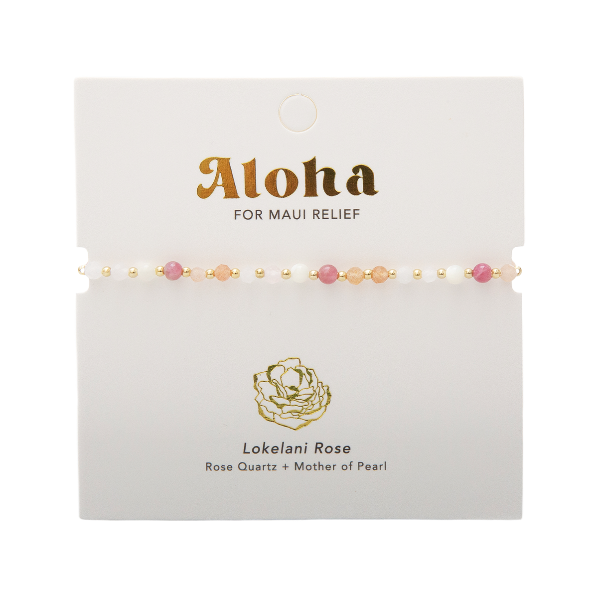 MAUI 3mm Adjustable Beaded Bracelet | Hawaii Healing Collection