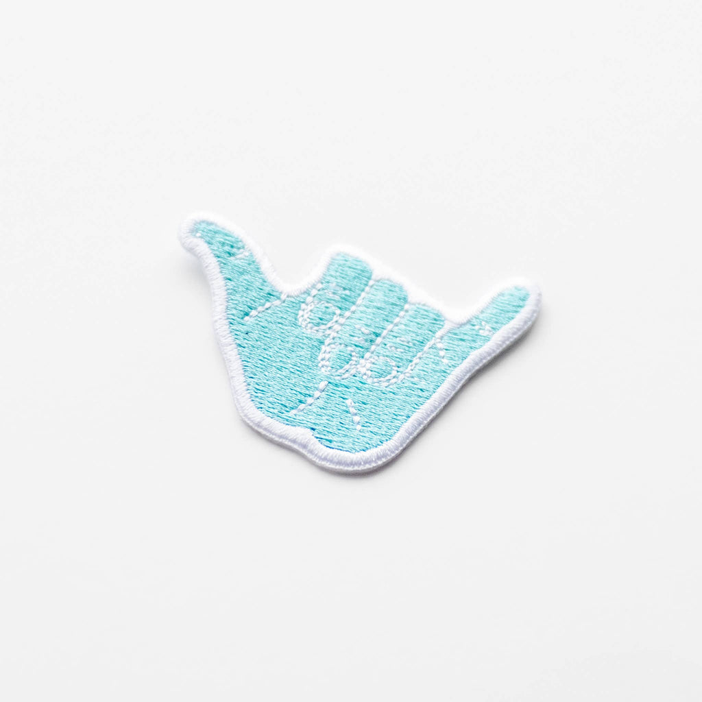 HANG LOOSE SHAKA Decorative Iron On Embroidered Patch | Union Made