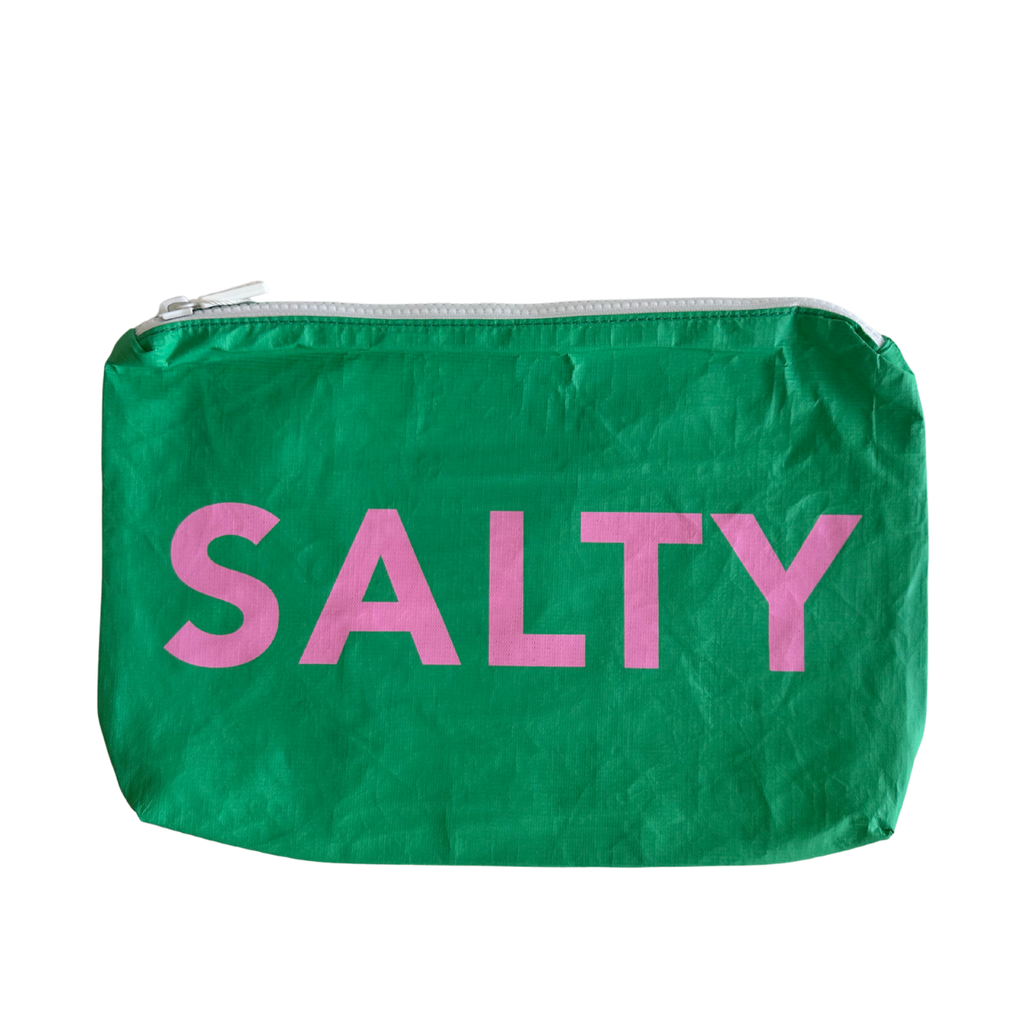 SALTY Water Resistant Tyvek Travel Pouch | Local Beach Collection