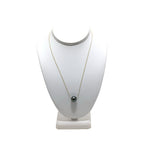 Single DARK GREY TAHITIAN Pearl 18" 14K Gold Fill Necklace