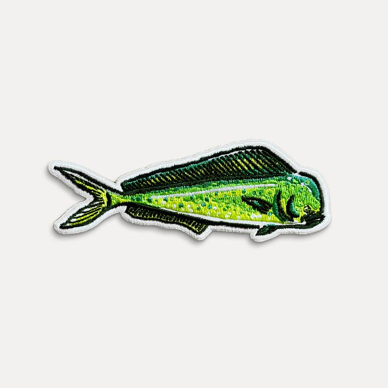 MAHI MAHI Decorative Iron On Embroidered Patch | Union Made