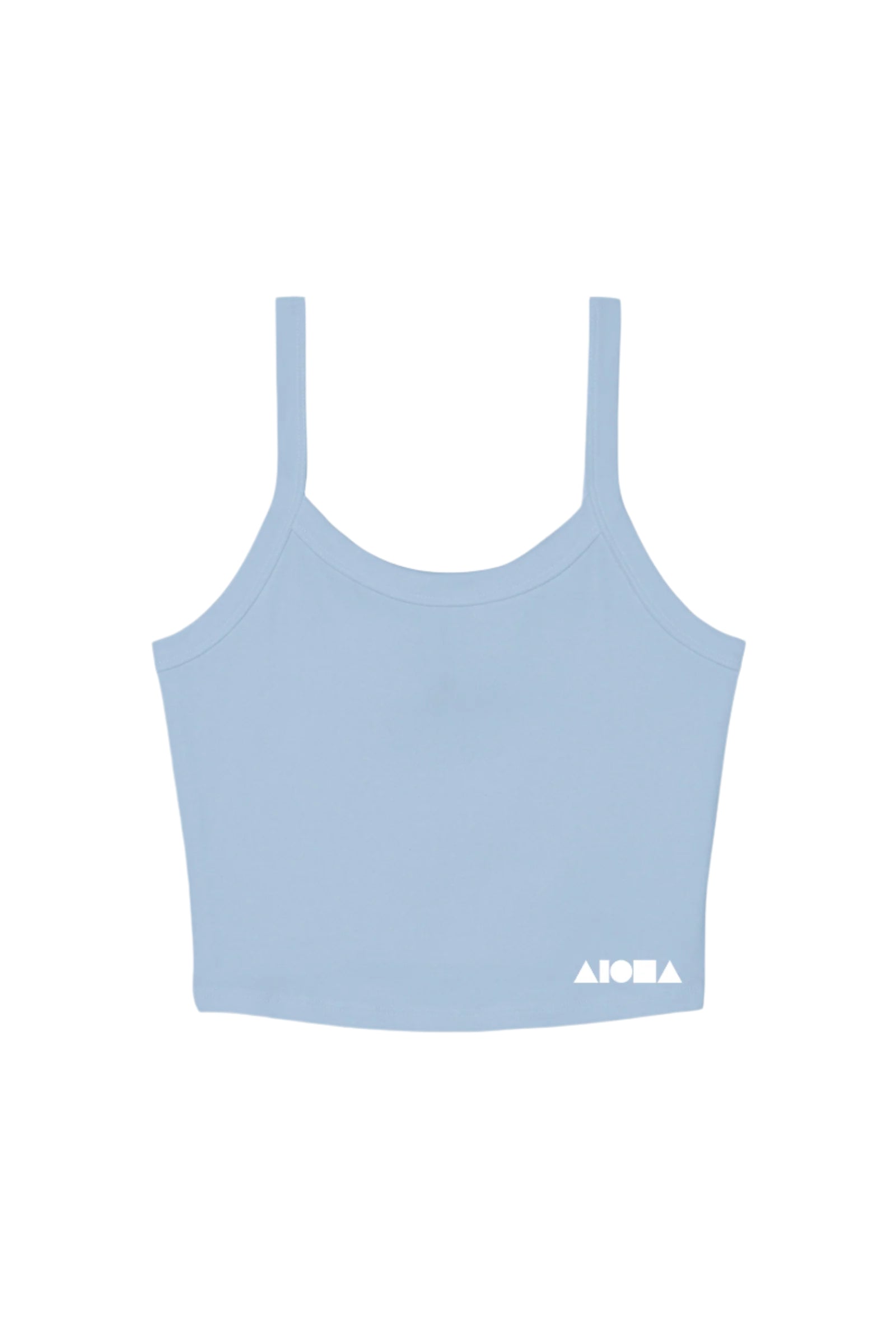 ALOHA SHAPES Baby Blue Babydoll Tank