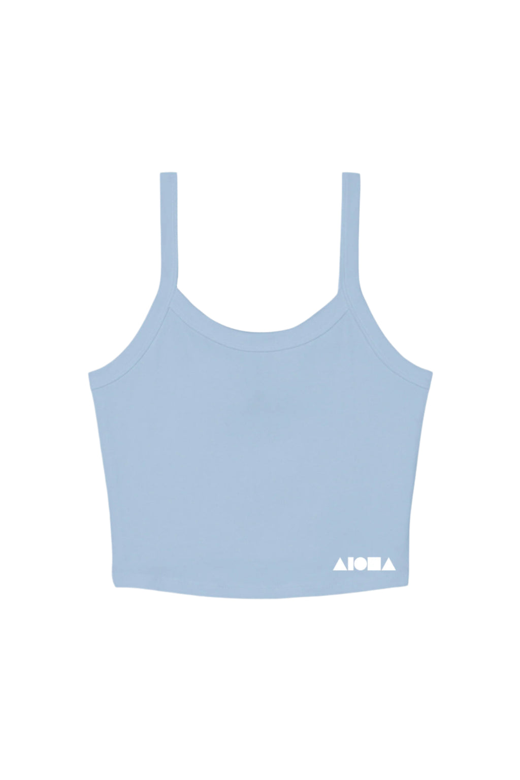 ALOHA SHAPES Baby Blue Babydoll Tank