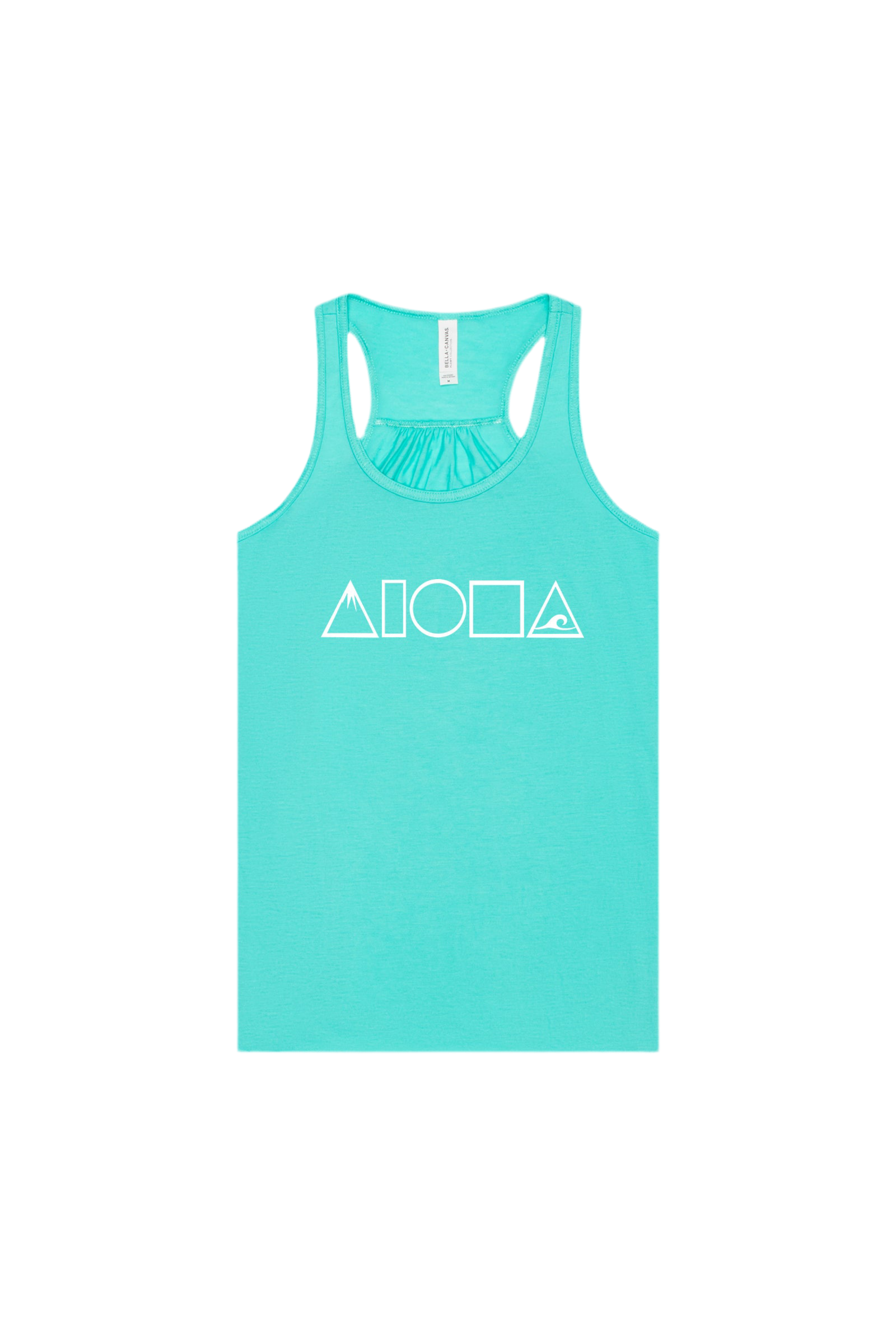 MAUKA TO MAKAI Teal Racerback Tank