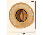 VANILLA Woven Straw Adult Hat