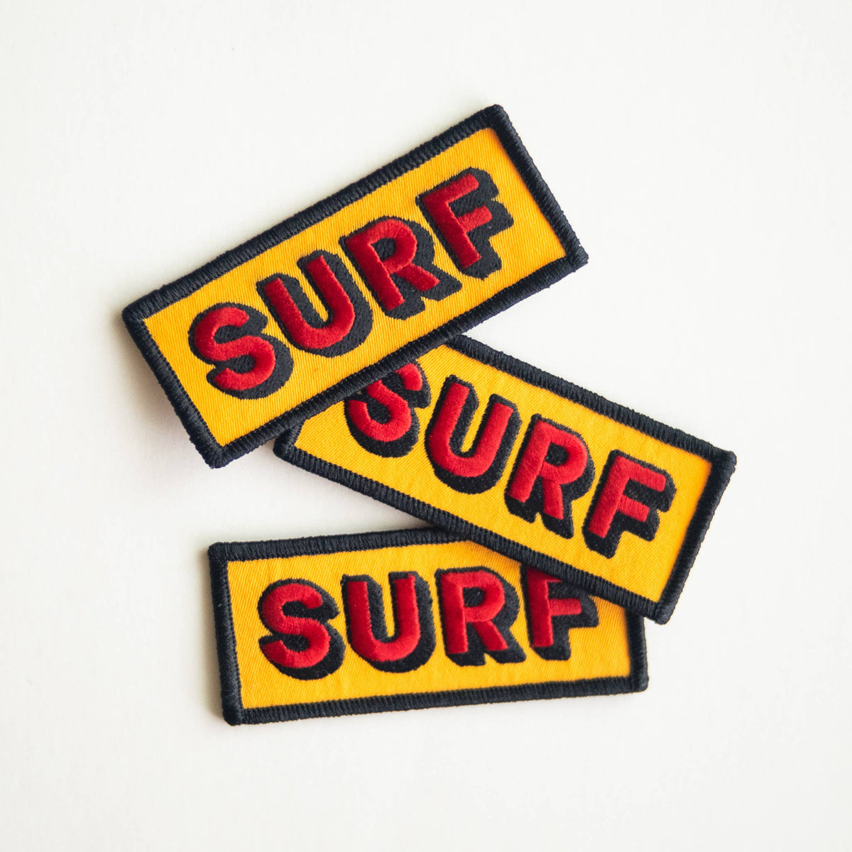 SURF Decorative Iron On Embroidered Patch | Union Made