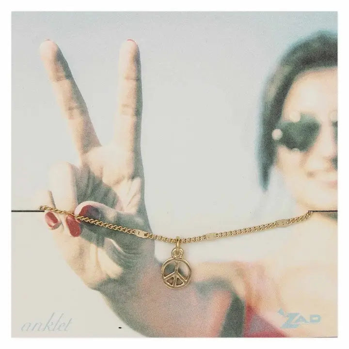 PEACE Anklet
