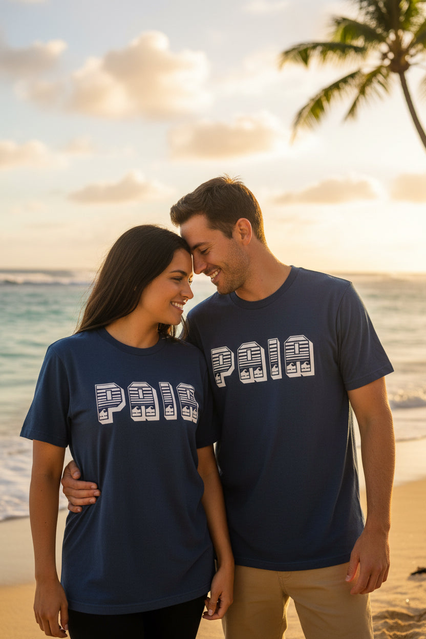 PAIA Vintage Denim Blue Unisex Tee