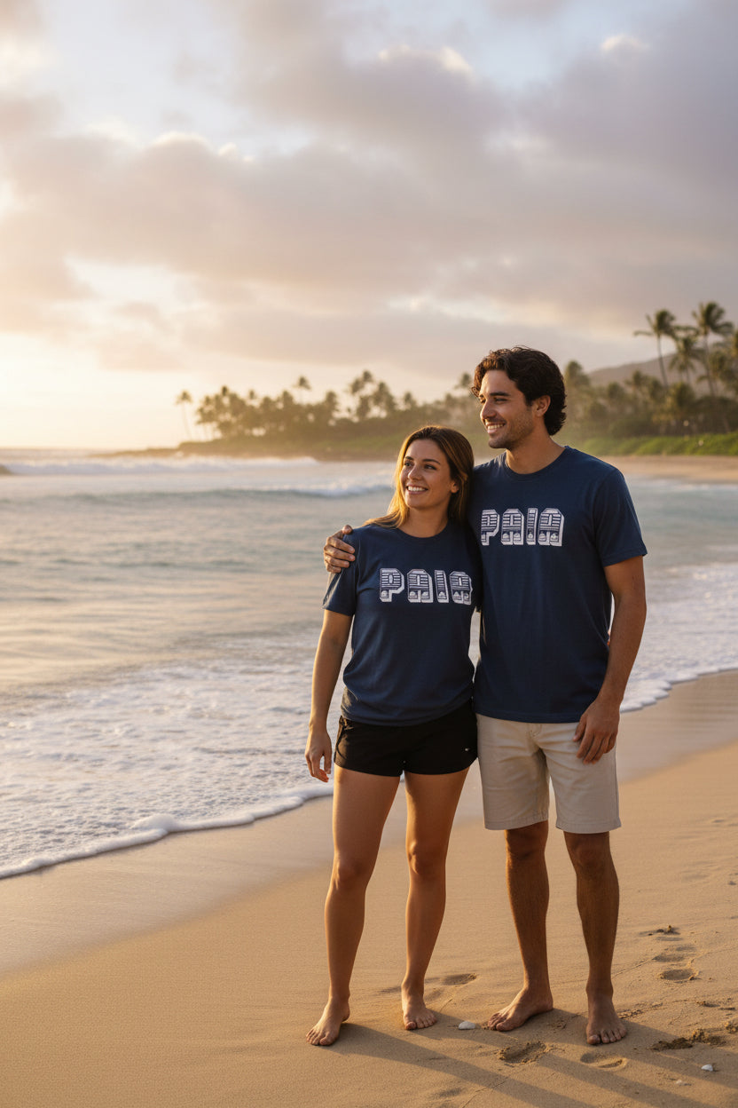 PAIA Vintage Denim Blue Unisex Tee